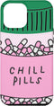 Chill Pills Aesthetic Cartoon iPhone 15 Plus Case - Cool, Fun, Kawaii Design for Your Phone!