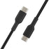 Belkin BoostCharge Braided USB-C to USB-C Cable (2M/6.6ft) for iPhone 15, iPhone 15 Pro, iPhone 15 Pro Max, iPhone 15