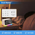 8 JALL Digital Alarm Clock with FM Radio for Bedroom, Colors Night Light with Charging Port, Sleep Sound Machines
