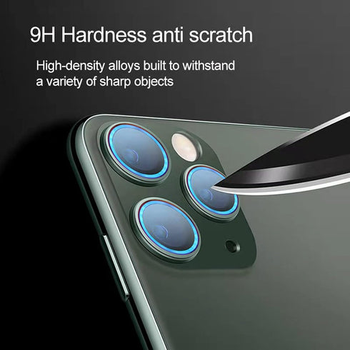 SUWEI Camera Lens Protector - Aluminum Alloy Lens Ring Cover for iPhone 11/12/12mini
