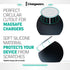 Charging Stand Compatible with MagSafe, Premium Silicone for iPhone 12/13/14/15, Discreet Cable Design