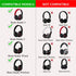 Krone Kalpasmos Cooling-Gel Earpad Replacement for Beats Studio 2 & 3, Premium Memory Foam Ear Cushions