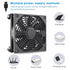 120mm 5V USB Quiet Computer Cooling Fan with Multi-Speed Controller for Router WiFi Modem Xbox TV Box DVR PlayStation
