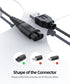 Water Dental Flosser Charger Cable Compatible with Nicwell F5025, AquaSonic, TOVENDOR, and More