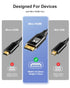 8K 8K@60Hz, 4K@120Hz 3D 48Gbps Mini HDMI to HDMI Adapter, Mini HDMI Male to HDMI Female Cable with HDR High Speed