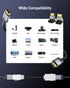 2.1 7.09 8K@60Hz 4K@120Hz, 5 Pack VCELINK HDMI Keystone Jack and Coupler in, Female to Female Pigtail Cable HDMI