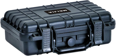 MEIJIA Portable All Weather Waterproof Hard Case, Small Camera Case, Dry Case with Customizable Foam, Fit for Drones,