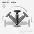 TUSITA 1" Ball Magnetic Car Phone Holder with Double Socket Arm Compatible with iPhone Magsafe, for Ram Mount B Size