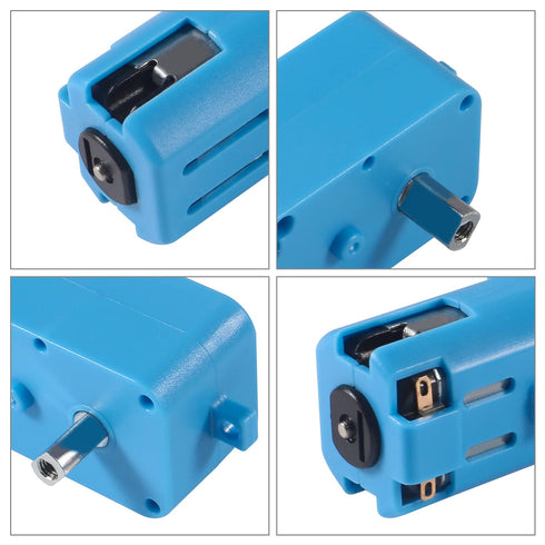 4Pcs 3V-6V 1:90 Metal Gear Motor TT DC Gear Motor Ratio All Metal Speed Reducer Gear Box Motor Single Axis Motor