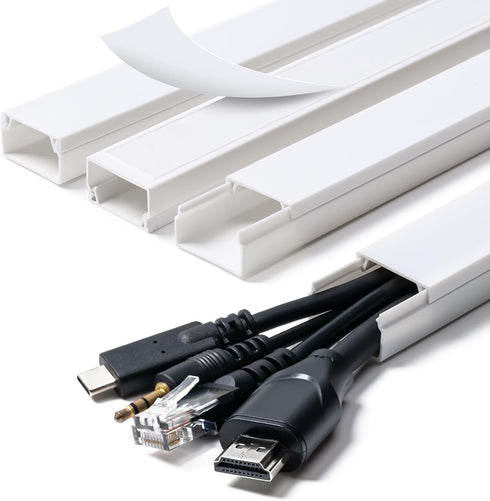 CADONO 58in Cord Hider, Cable Hider, Cord Covers for Wires on Wall, Paintable