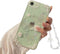 Fycyko 3D Butterfly Floral Clear Phone Case for iPhone 7/8/SE - Cute, Sparkly, Protective Cover with Chain for Girls.