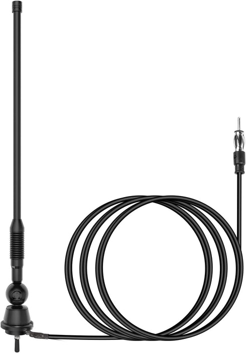 JSZAAHZ Waterproof Marine Antenna AM FM Golf Cart ATV UTV RV Car Stereo,