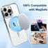 ZIYE iPhone 15 Pro Max Case - Magnetic, MagSafe Compatible, Clear Plating, Soft TPU Bumper, Full Camera Protection,