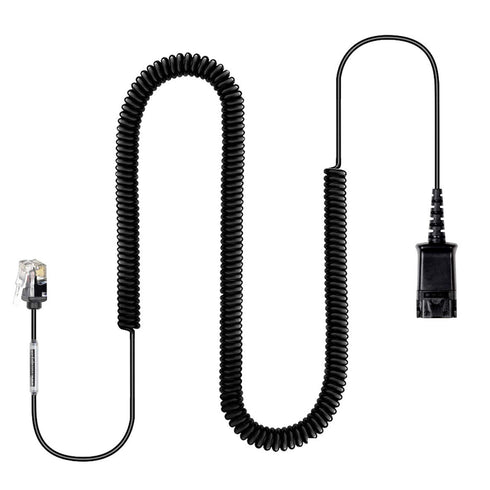 VoiceJoy Headset Adapter Cable for Plantronics and VoiceJoy Headsets, Cisco 6000, 7800, 8000 Series