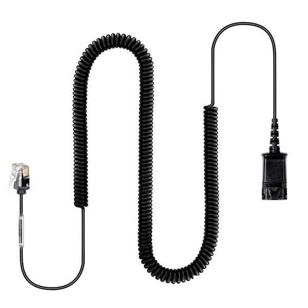 VoiceJoy Headset Adapter Cable for Plantronics and VoiceJoy Headsets, Cisco 6000, 7800, 8000 Series