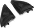 Aramox Stereo Speaker Trim, Pair Car Door Speaker Cover Trim Replacement for Corolla 2003 2006, Black