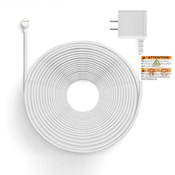 iMah 32.8ft (10m) Extended Power Charge Cable for Google Nest Cam (Battery), Replacement Weatherproof Charger Cable