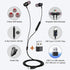 CGS-W1A USB Earbuds with USB-A to C Adapter, Clear Mic, Deep Bass, Compatible with Samsung, Laptops, Mac.