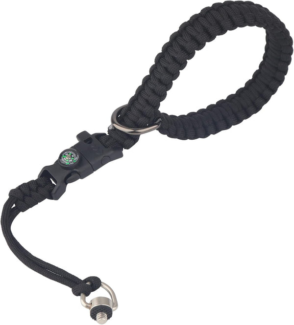 Paracord Camera Wrist Strap Lanyard with 1/4 Screw for Insta360 X3 X4, Quick Release Hand Strap for DSLR Cameras