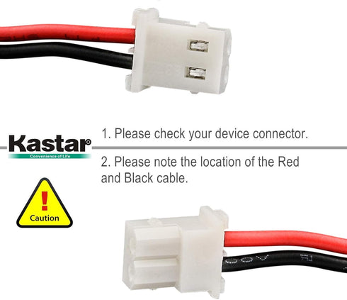 Kastar Cordless Battery Replacement for Vtech BT166342, BT-166342, BT262342, BT-262342, BT266342, BT-266342