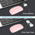 Wireless Mouse for Laptop, Bluetooth Mouse for MacBook Pro/Air/iPad/Chromebook, Rechargeable Dual Mode, Pink