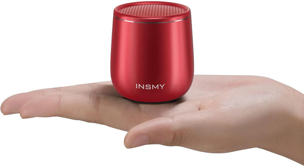 INSMY Small Bluetooth Speaker, Waterproof Mini Portable Wireless Speaker, Punchy Bass, Built-in Mic for Hiking