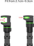JacobsParts Rearview Mirror Phone Holder, Rotatable and Retractable Mount for iPhone and Samsung, Universally Compatible