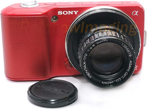 Fotasy Pentax Auto 110 Lens to E-Mount Adapter, Compatible with Sony a7 a7R a7s II III IV a9 a7c Alpha 1 a6600