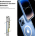 Clear Magnetic Slim Case for iPhone 13 & 14 - 10FT Military Grade Protection, MagSafe Compatible (6.1")