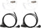 Walkie Talkie Headset for Cobra, 1 Pin Acoustic Tube Earpiece with Mic, 2 Pack Compatible with CXT195