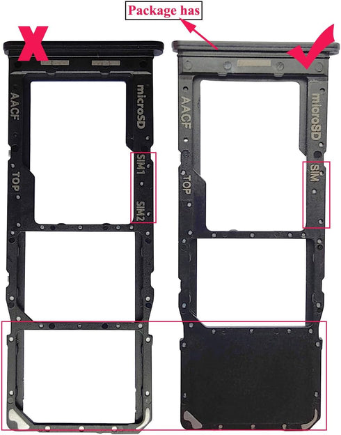 Galaxy A13 5G A136 Single Sim Card Tray Slot Holder Replacement for Samsung Galaxy A13 5G with Eject Pin