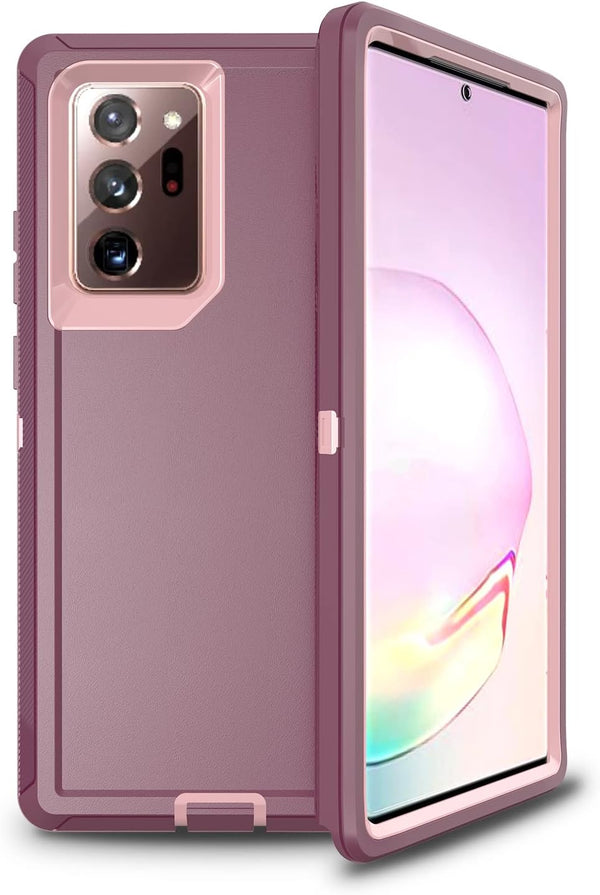 Anloes Heavy Duty Case for Samsung Galaxy Note 20 Ultra 5G, Shockproof Dustproof Rugged Defender Protective Cover