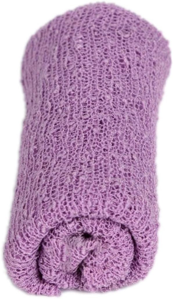 Newborn Photography Prop Stretch Wrap Long Blanket Soft Cotton Swaddle Wrap