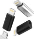 Micro USB to Lightning Adapter for iPhone 5s, 6, 7, 8, X, XR, XS, 11, 12 Mini, iPad Air - Lightning Male to Micro USB