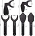 RZJZGZ (6Pcs) Dental Photo Contrast Black Background Board, Autoclavable Dental Orthodontic Oral Cheek Retractors