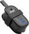BEVA Travel Power Strip with USB C Ports, 4FT Extension Cord, 2 Outlets,