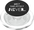 Funny Sarcastic Apparel Funny Sarcastic Quotes Me Sarcastic? Never. PopSockets PopGrip for MagSafe