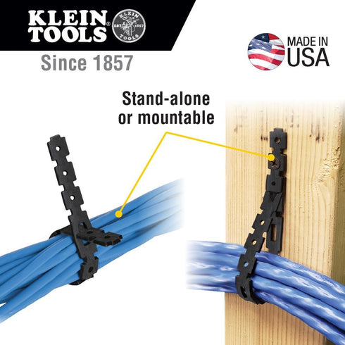 Klein Tools 450-700 Stretch Cable Tie Roll, Cable Management for Cord and Wire with Dispenser Box
