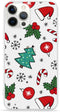 LCHULLE iPhone 15 Pro Christmas Case - Transparent Santa Design, Soft TPU Shockproof Cover for Women, Men, Kids.