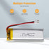 KBT 3.7V 750mAh Li-Polymer Battery: Rechargeable Li-ion Batteries Replacement for Dash Camera, Baby Monitor