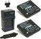 Wasabi Power Battery (2-Pack) and Charger for Panasonic Lumix DMW-BCF10, DMW-BCF10E, DMW-BCF10PP, CGA-S/106B, DMC-F2,