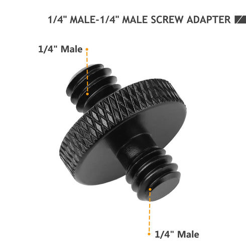 12 Pcs 1/4" 3/8" Camera Screws Adapter, Tripod Screw Adapter Converter for DSLR Camera Tripod Mount, Shoulder Rig,