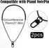 Sinbana 2pcs Neck Straps for Voice Recorder, Adjustable Nylon Strap Lanyard Necklace with Secure Buckle Accessories