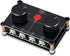 Little Bear MC104 Mini Audio Switcher, 4-Way 3.5mm AUX Stereo Selector, Switch Box Splitter for