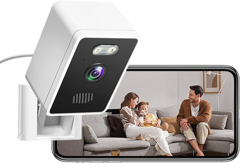 Indoor Security Camera for Baby Monitor, 1080P Home Security Camera with 2-Way Audio, Motion Detection, Night Vision