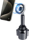 OQTIQ Phone Cup Holder for Car Mount Compatible with MagSafe, Quick Extension Long