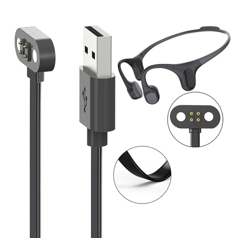 Charger Adapter Replacement 5V USB Cord for Earphone Magnetic Suction Charging for Mojawa Run Plus