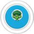 Muscular Broccoli Collection Muscular Broccoli with Abs PopSockets PopGrip for MagSafe