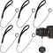Asofelk 5PCS Camera Lens Cap Tether, Universal Lens Cap Leash & Keeper/Elastic String
