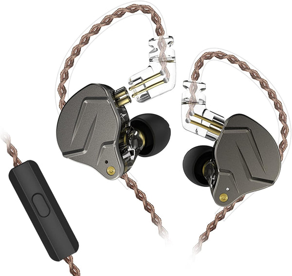 KZ ZSN Pro Dual Drivers 1BA 1DD in-Ear Earphones, HiFi Power Bass Earbuds Headphones, High Clarity Sound Wired